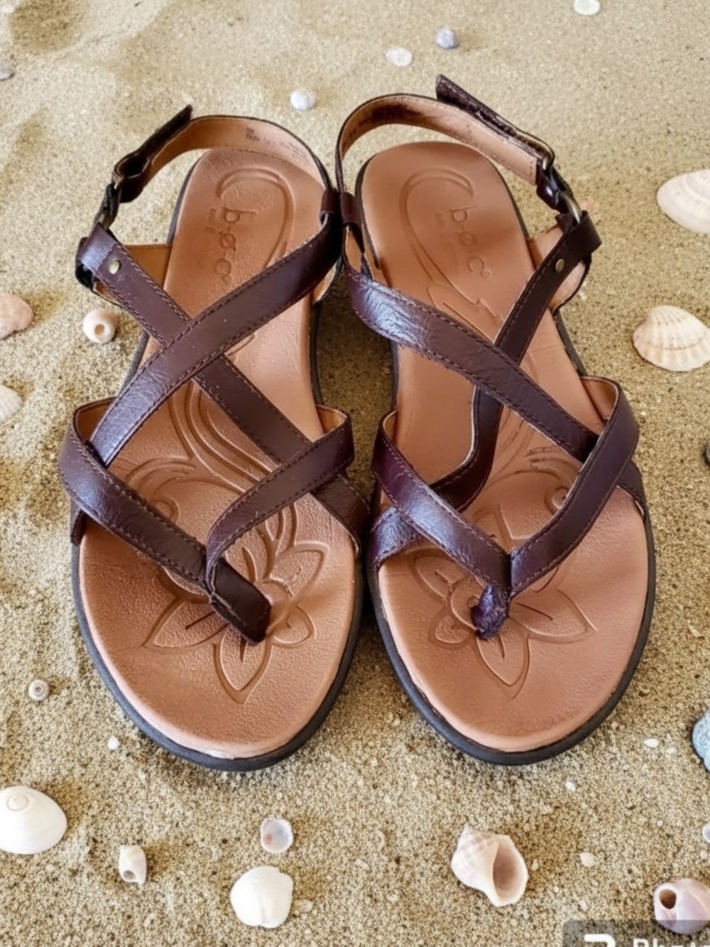 BOC Strappy Leather Sandals